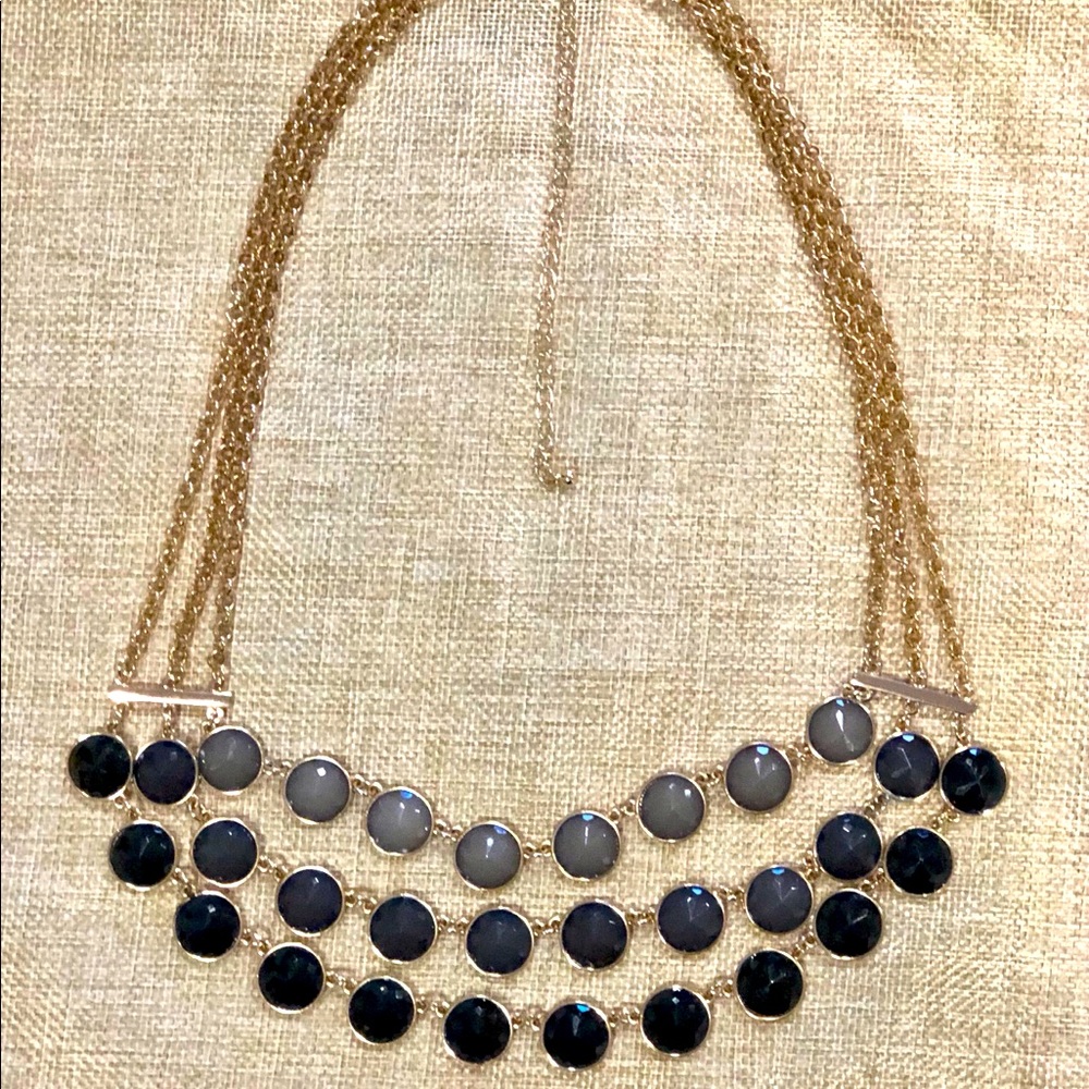 Express Multi-Strand (Three Row) Layered Necklace - image 1